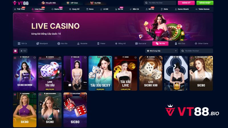 Điểm nổi bật của game tài xỉu VT88